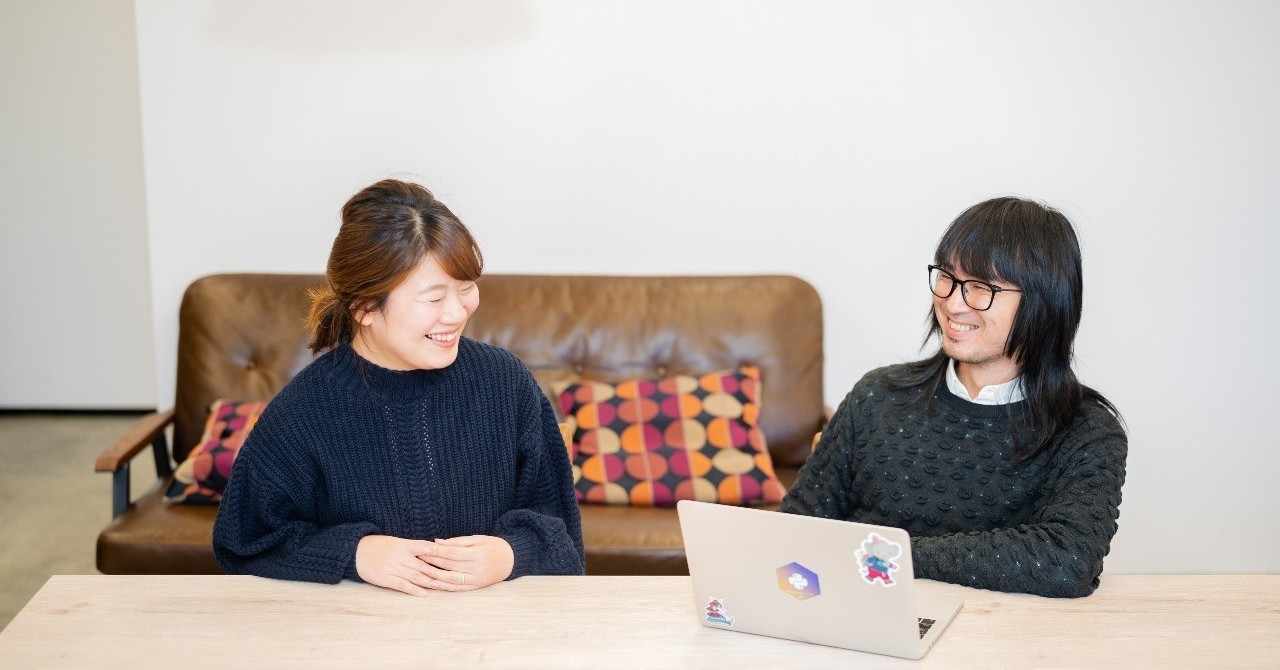 夫婦2人で席を並べて お互いのことをほぼ100 理解し合える今が幸せ リファラル採用対談 エンジニア 守屋慎二郎 加菜夫妻 タンバリン広報 Note