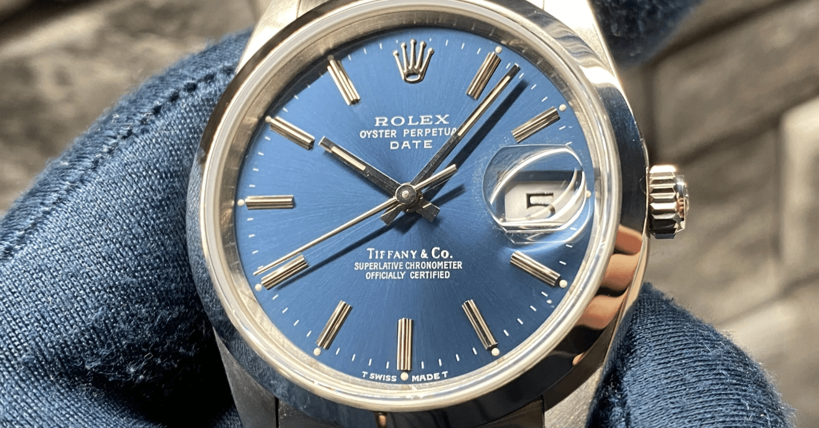 【新品】ロレックス デイトナタイプ ティファニーブルー ティファニー ダブルネーム ロレックス オイスターパーペチュアル