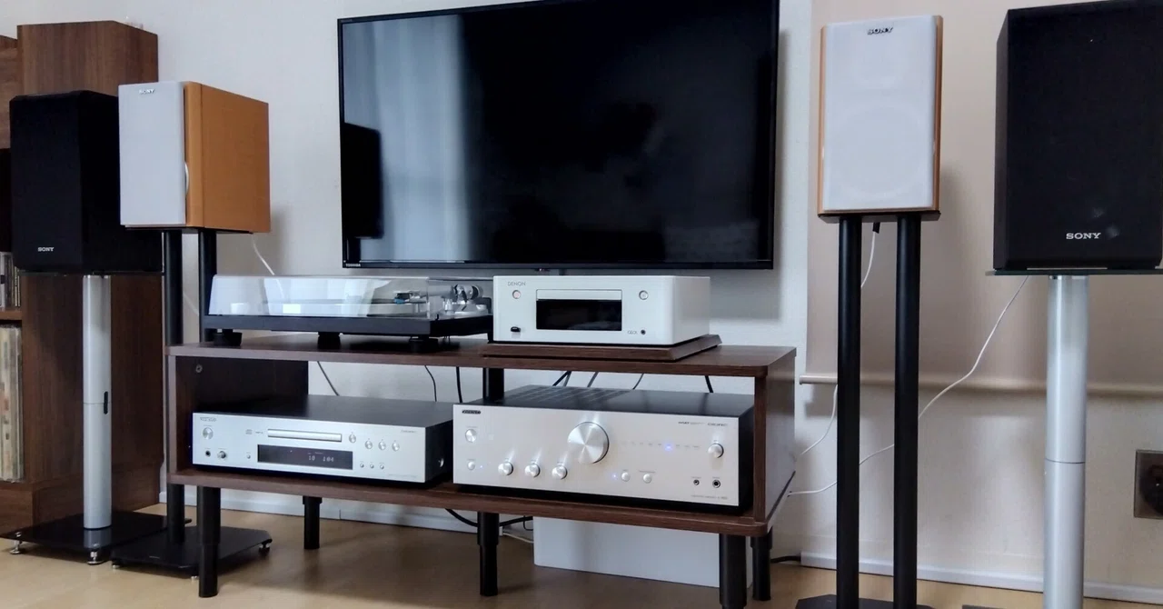 新しいオーディオシステムで音楽を聴く＃1。ONKYO A-9050+C-7070+ SONY
