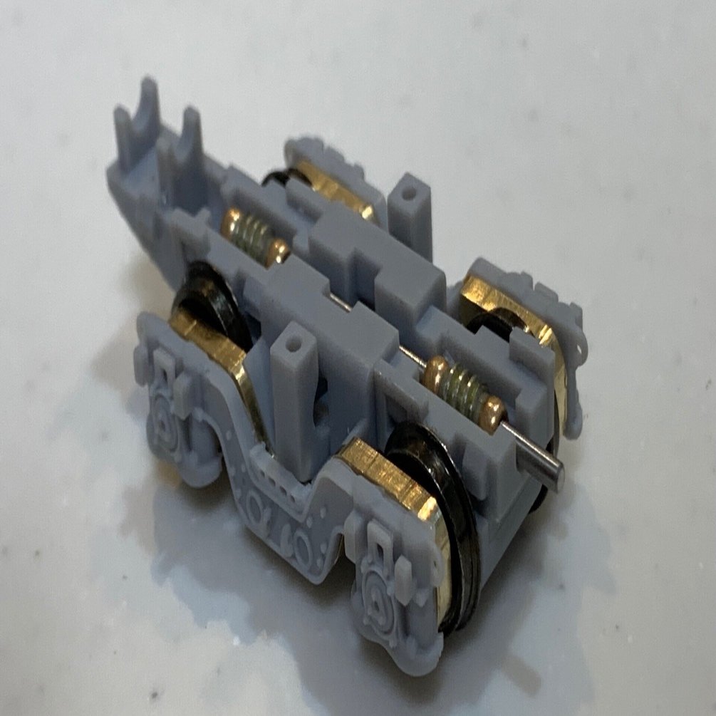 動力台車に振り子装置を組み込む(1)｜日本平精密模型