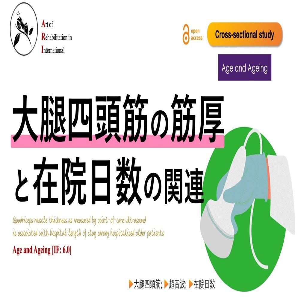 大腿四頭筋の筋厚と在院日数の関連｜Super Human | 理学療法士／保健学