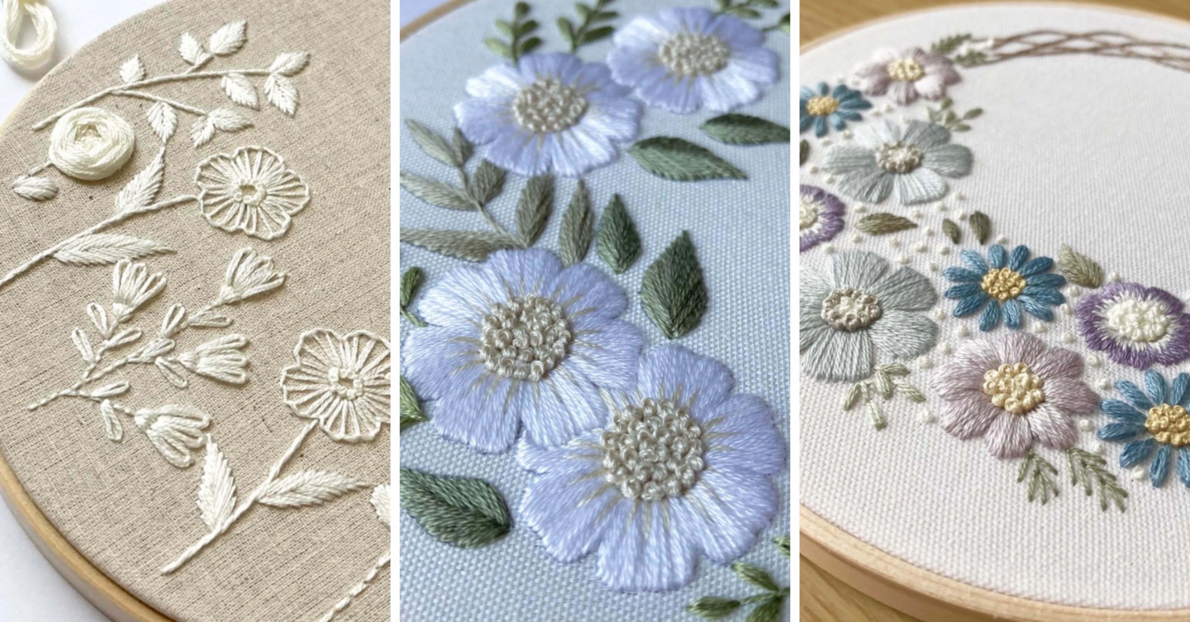 ちょっとお得な図案セット｜はなこまち/刺繍作家｜note