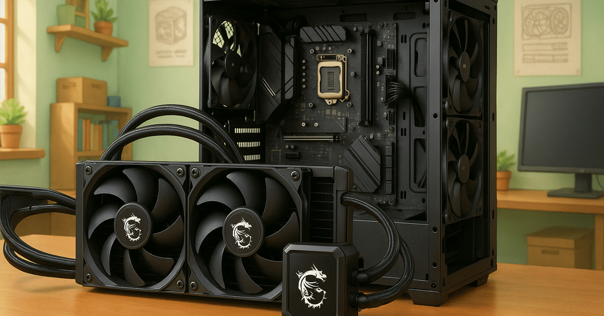 MSI 3ファン水冷クーラー 360