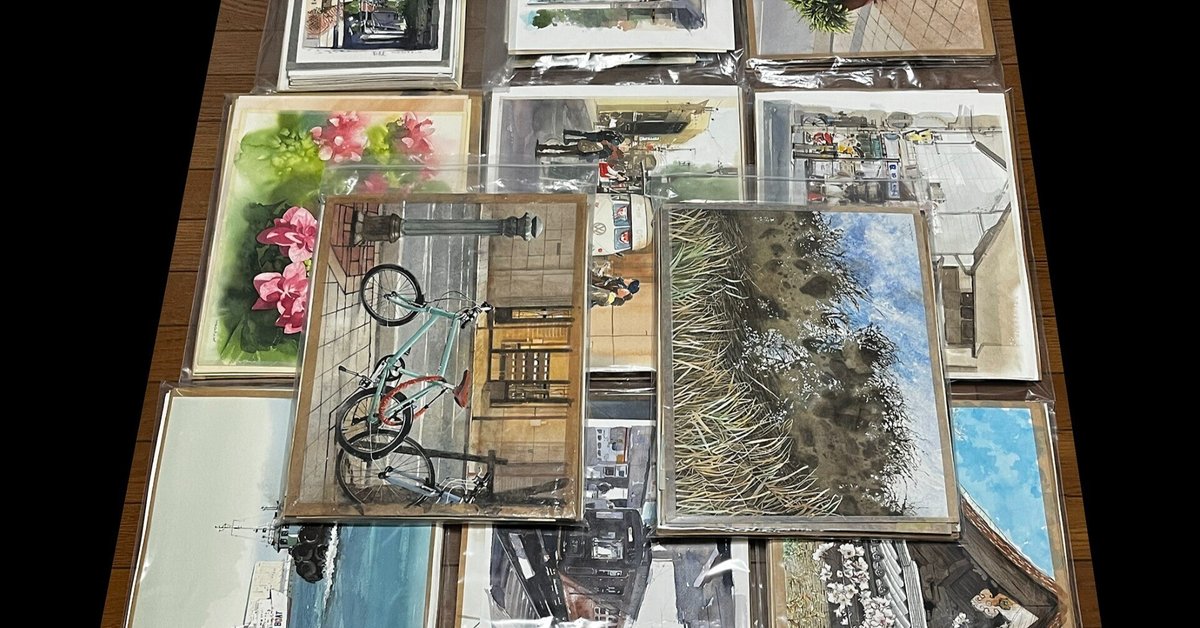 2点おまとめ ディ ナオさま専用（原画）さざなみの輝き【水彩画