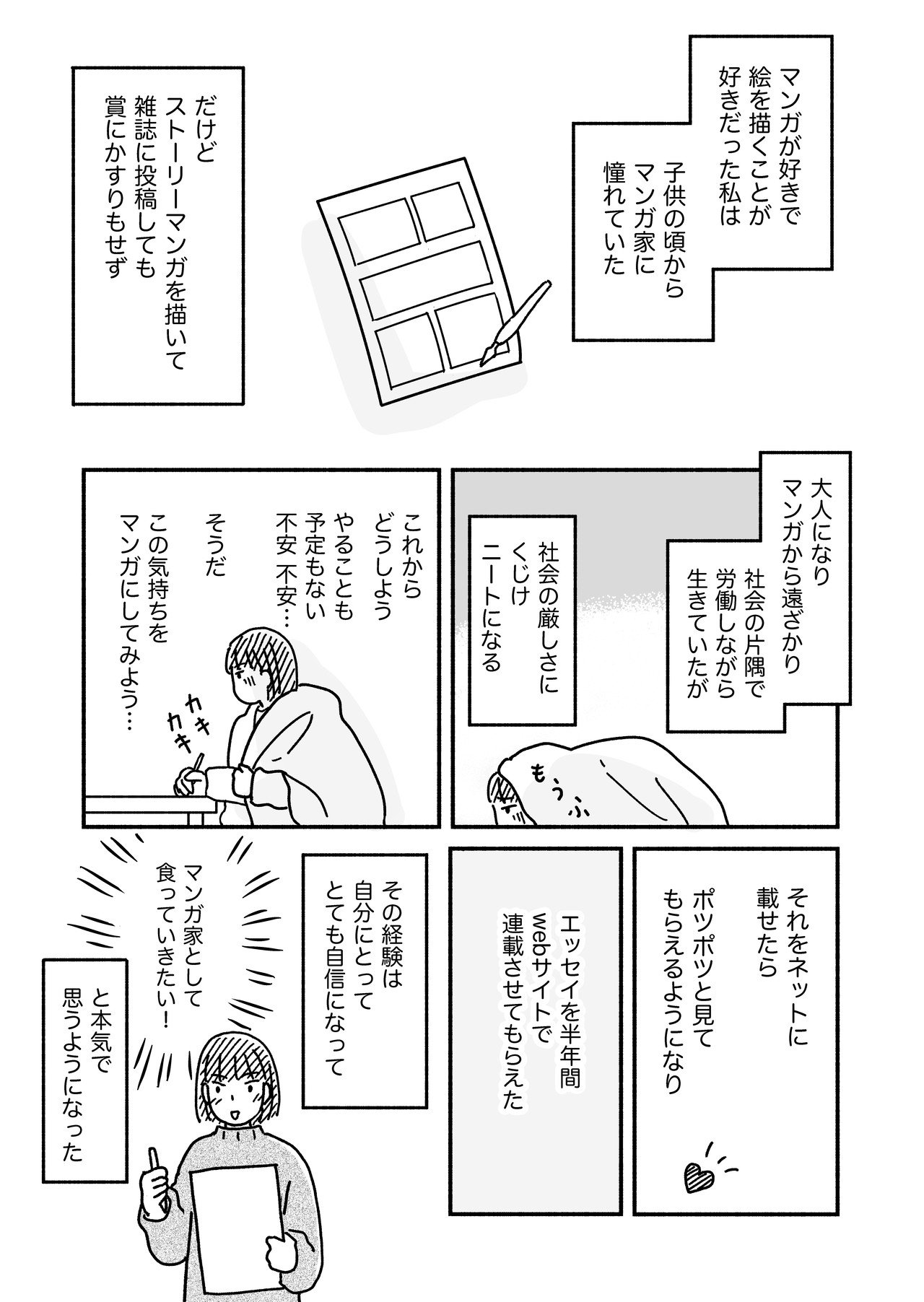 描けるマンガ 描けないマンガの悩み ゆめの Note