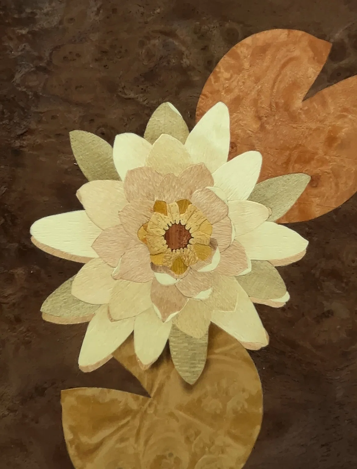 木象嵌 睡蓮｜蓮尾知子