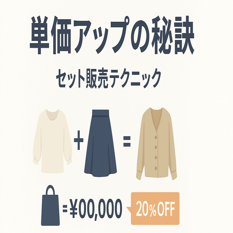 まとめ売りで単価アップ！「セット販売」を成功させる組み合わせ