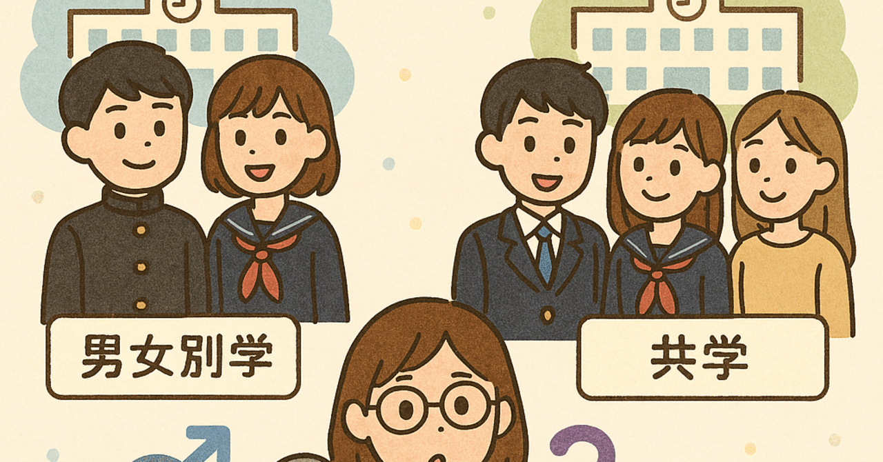 🎓男女別学 vs 共学🏫✨ジェンダー意識ってちがうの？フシギを