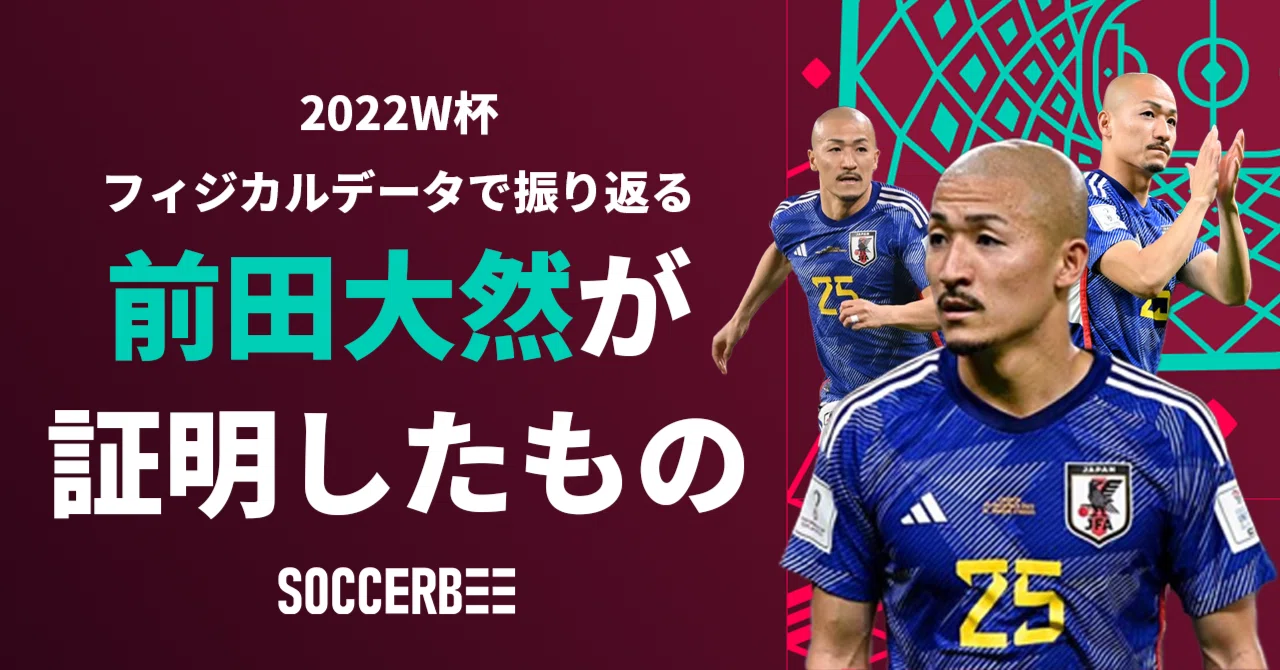 2022W杯フィジカルデータで振り返る EP.01」前田大善が証明したもの