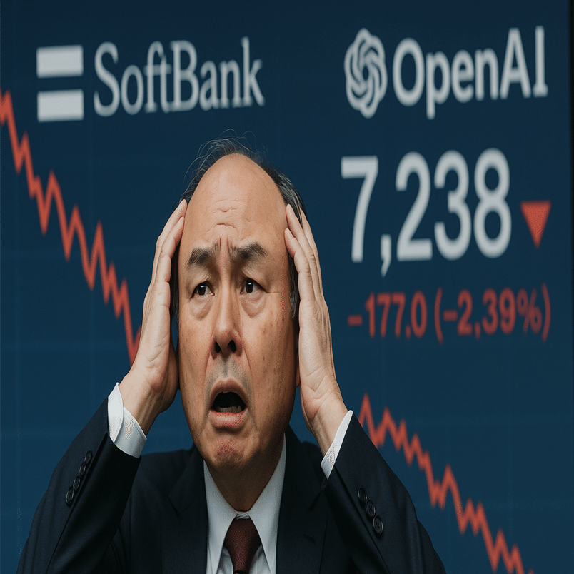 Arm急落、ソフトバンクの夢が悪夢に：孫正義の『未来シナリオ』は砂上の楼閣か？｜武智倫太郎