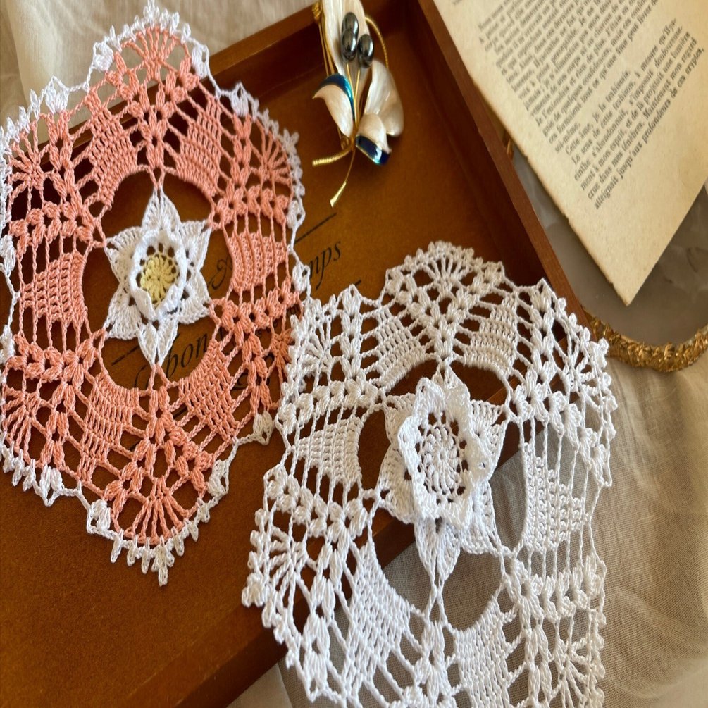 ＊さばねこ＊レース編み＊ドイリー さばねこ様専用＊ハンドメイド＊レース編み＊ドイリー レース編みの