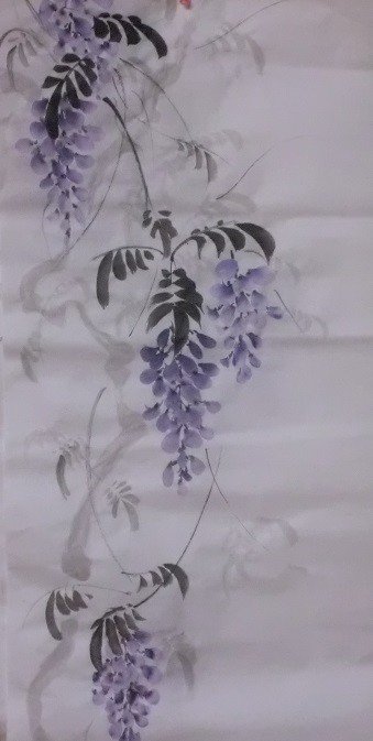 水墨画で藤を表現 T Miura Note