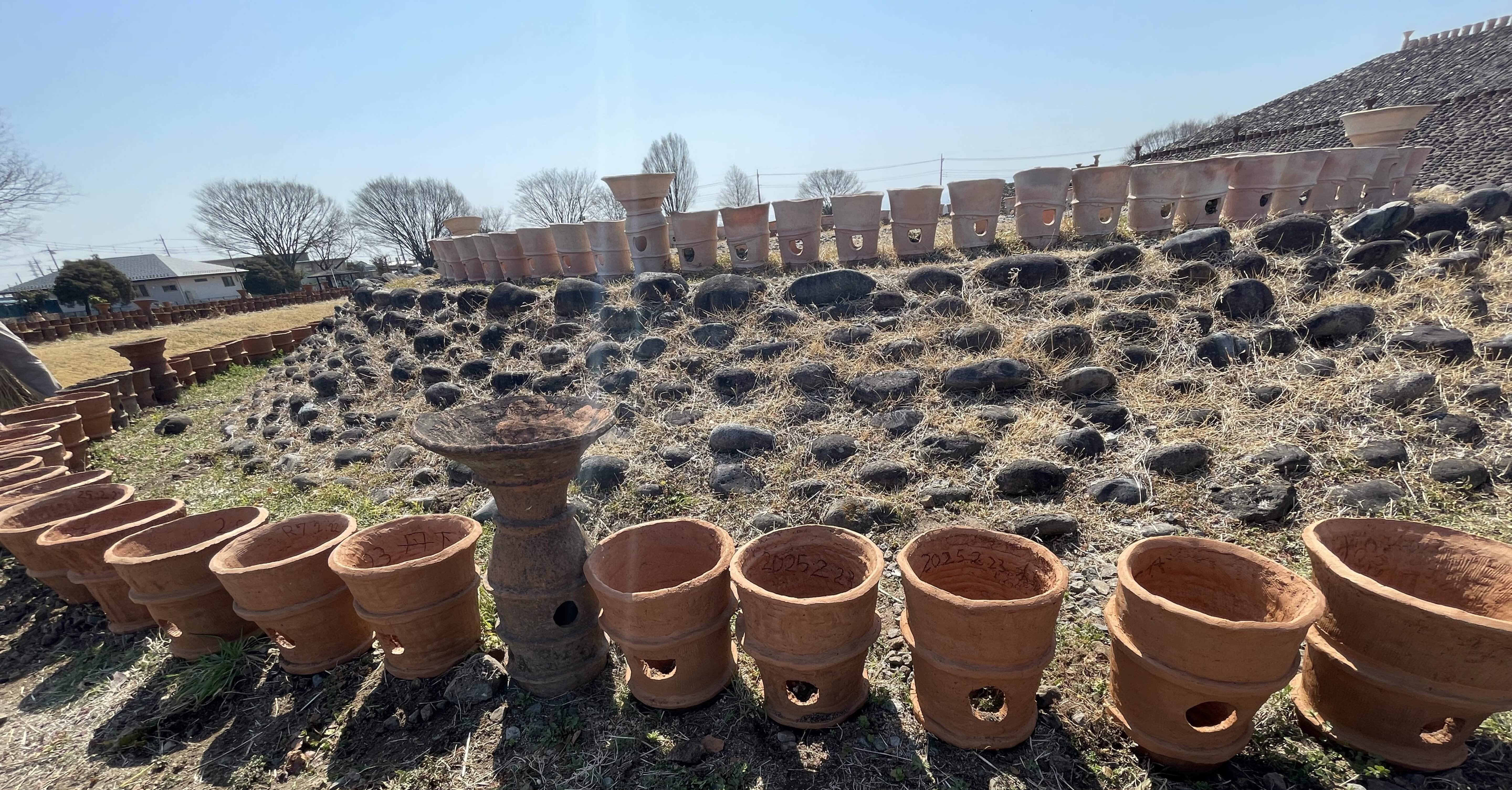 八幡塚古墳に設置する円筒埴輪をつくろう」に参加した話｜rumi_kofun