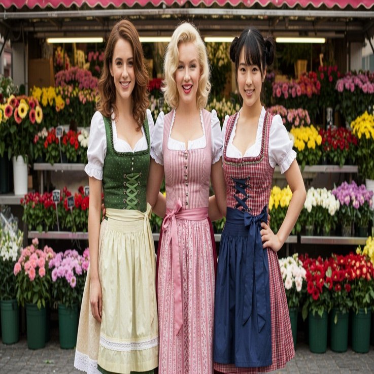 ドイツ民族衣装ディアンドル一式 Amazon.co.jp: ディアンドル ドイツ 民族衣装 コスプレ バイエルン