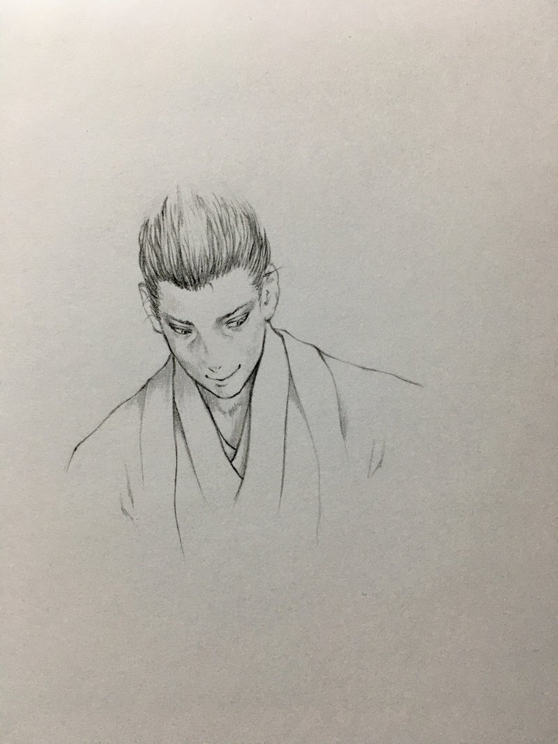 サムライイラストメイキング 斎藤一 ゴンぞう ὢ 幕末専門絵師 Note