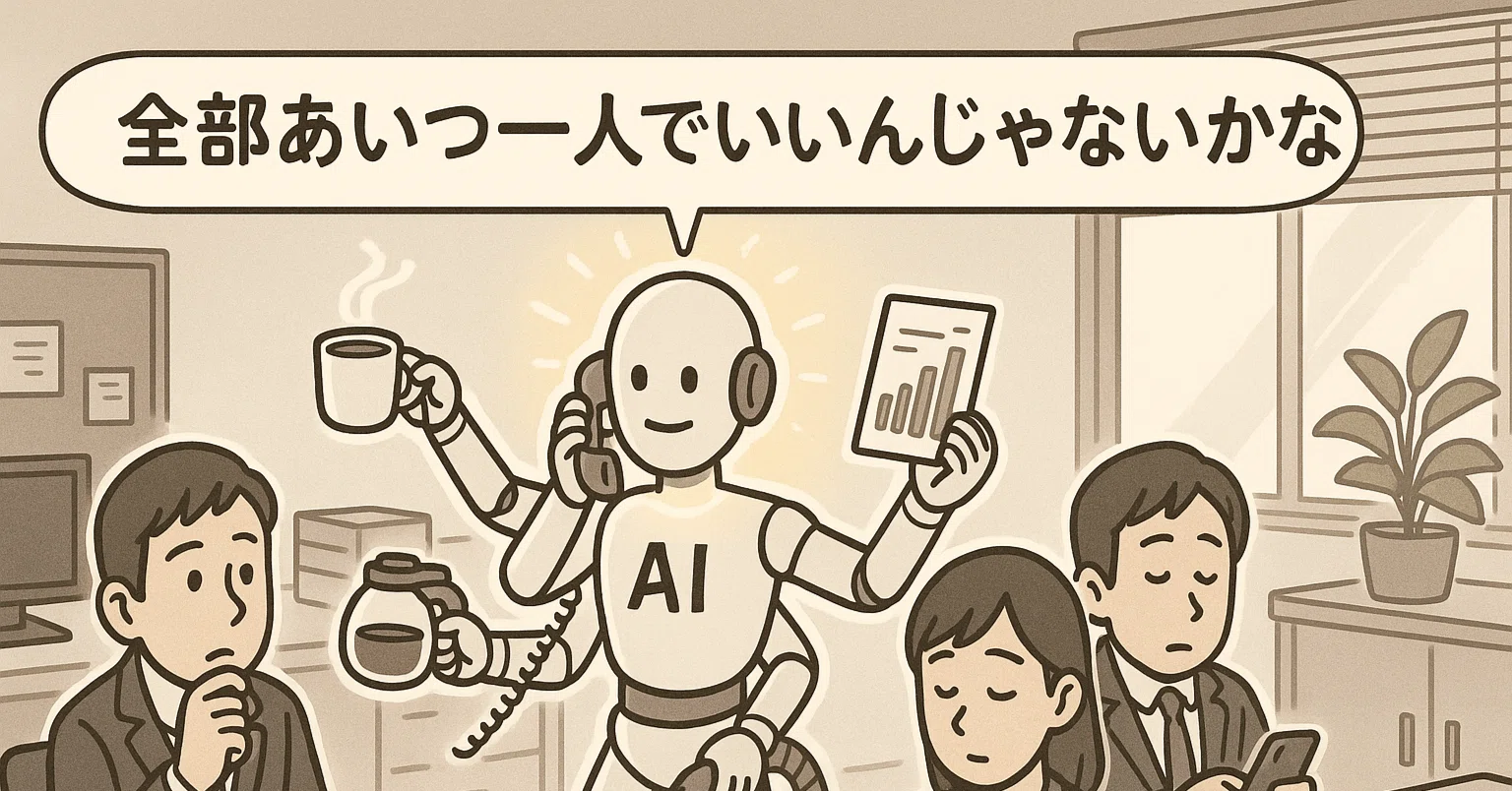 もう 全部 あいつ 一人 で いい んじゃ ない かな