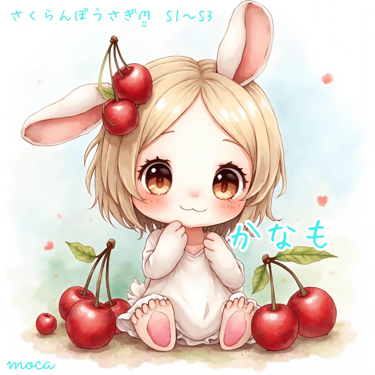 さくらんぼうさぎ🍒🐰2025.5.9~5.11｜もか🌙🩵ྀི‎𖤐 ̖́-