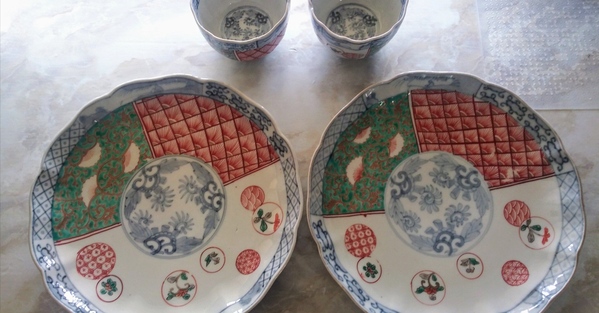 うつわ(25) ｜手持ちの古伊万里①｜5～7寸皿｜ゆんたく