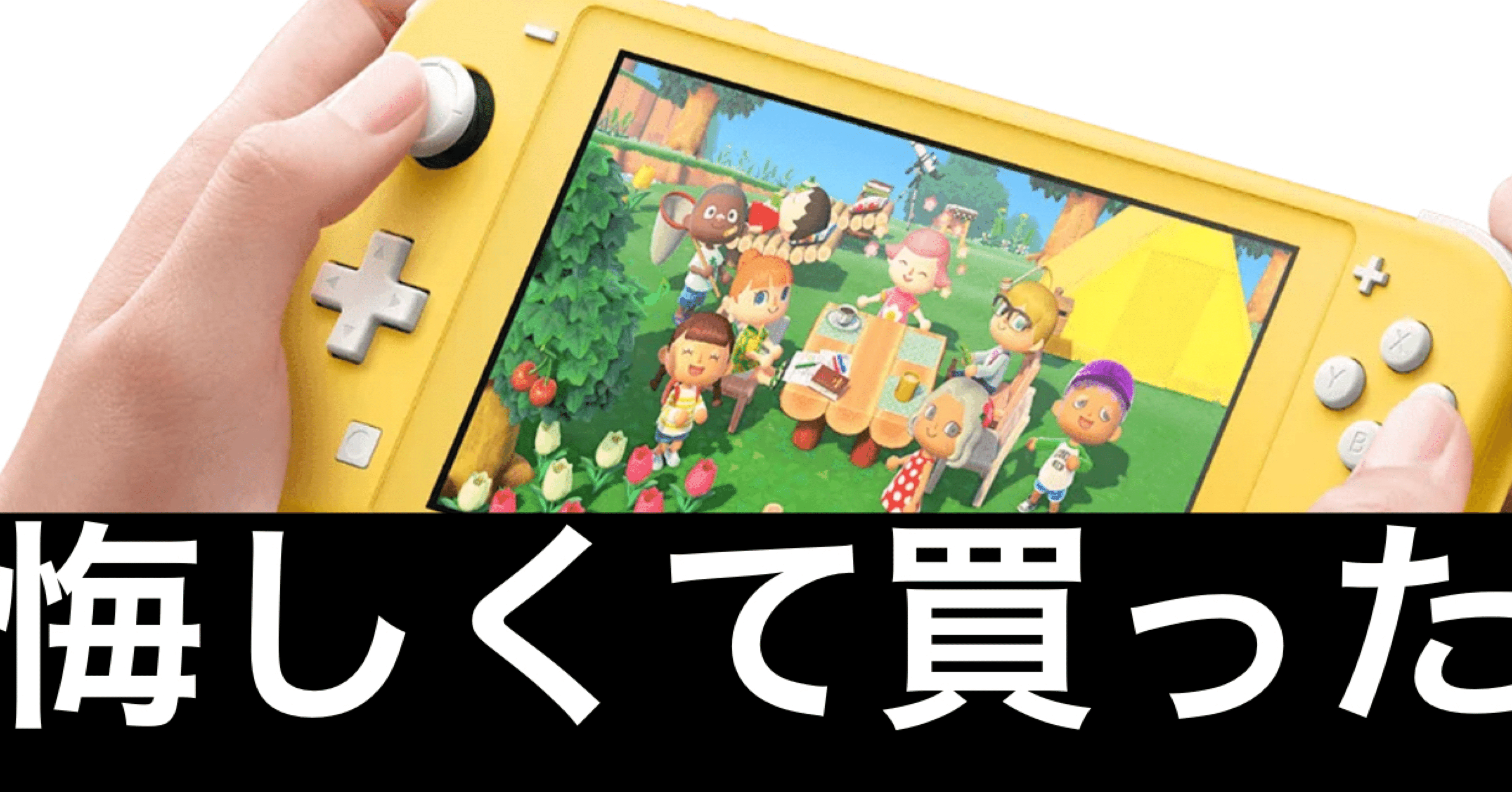 ここにきてNintendo Switch liteを買った話。これは、悔しさと癒しの