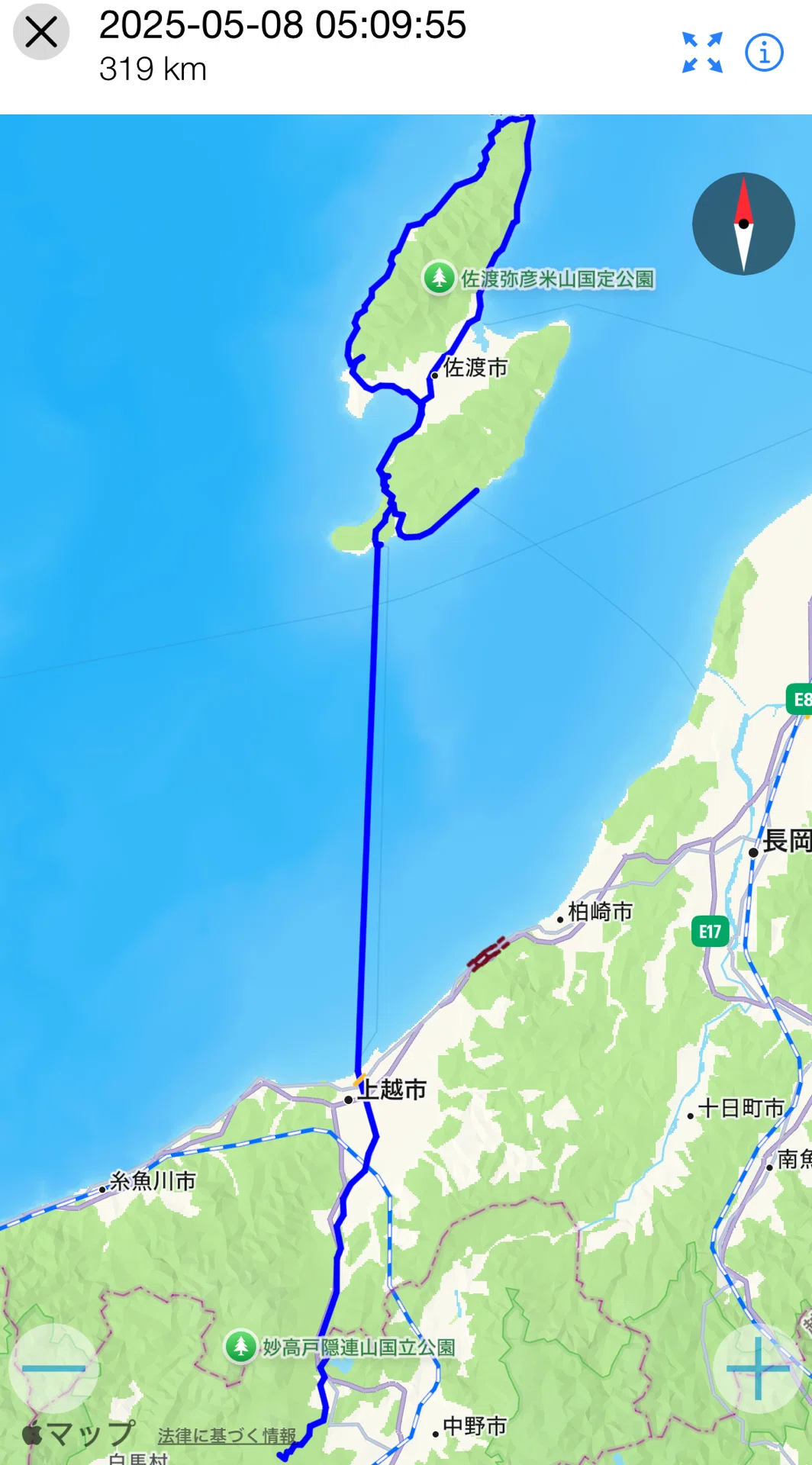 佐渡島で ゴールデンウィークに ツーリング｜瀬戸口光宏