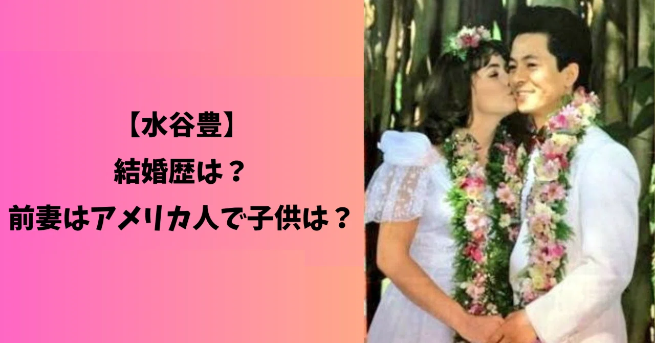 水谷 豊 前妻