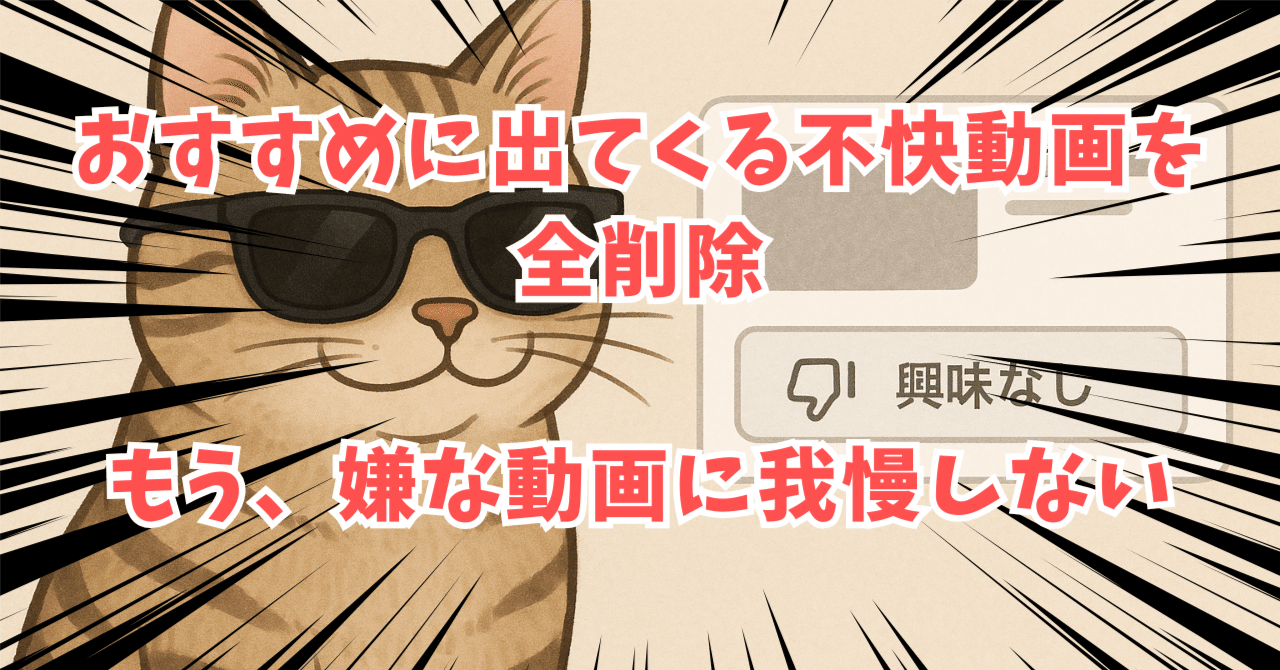 興味なし」がワンクリック!? YouTubeのゴミ動画を一掃できる神拡張機能