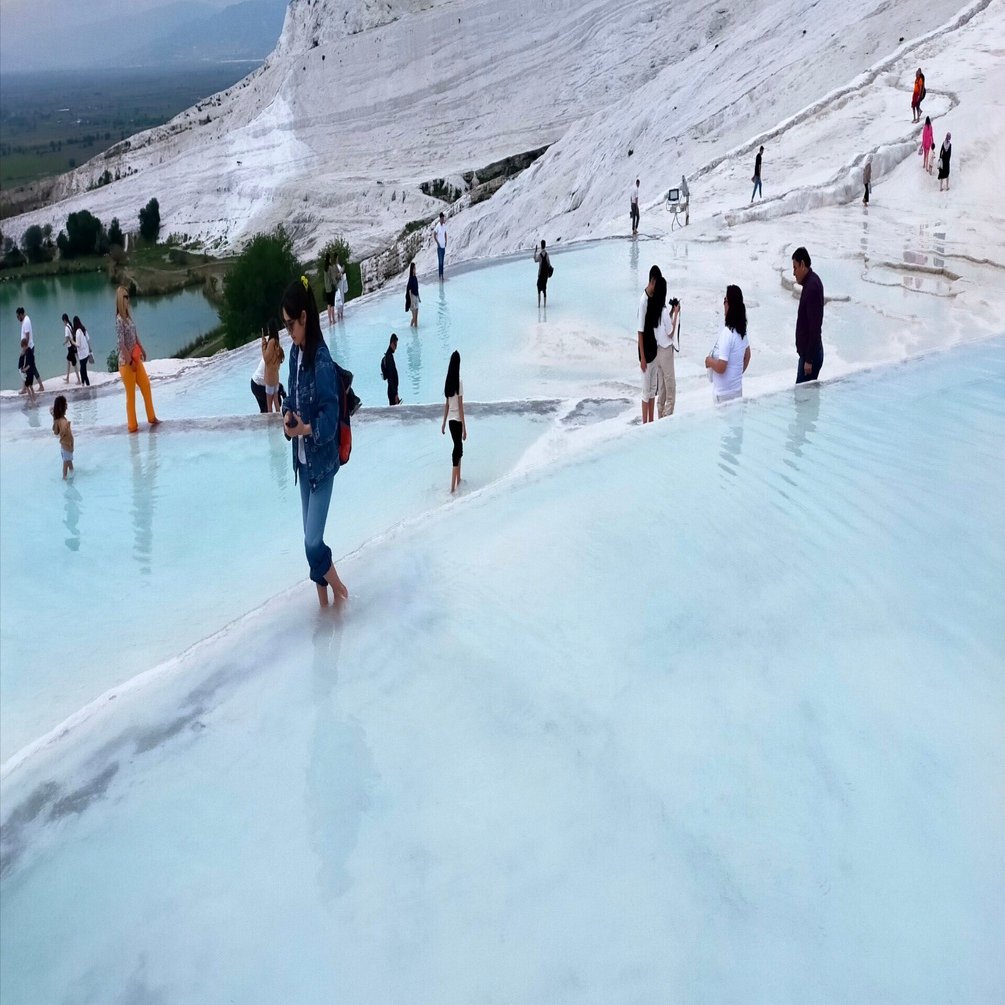 パムッカレの窓口は悪質（2025GW）（パムッカレ石灰棚・ヒエラポリス