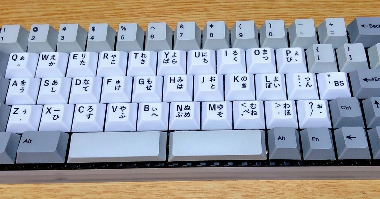 親指シフトのキートップ印刷｜hecci