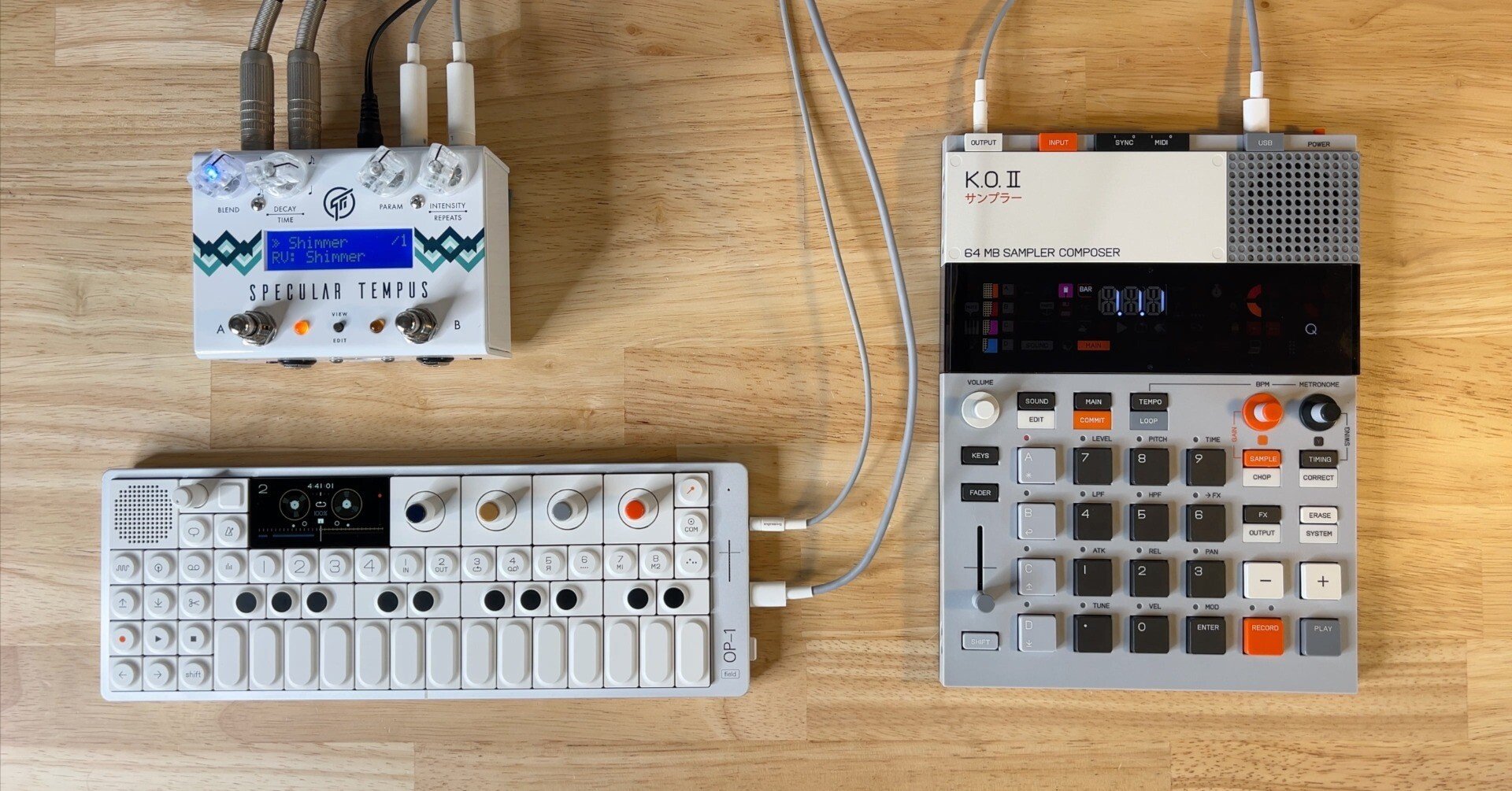 EP-133 K.O.IIとOP-1 fieldでエレクトロニカを作る｜atnr