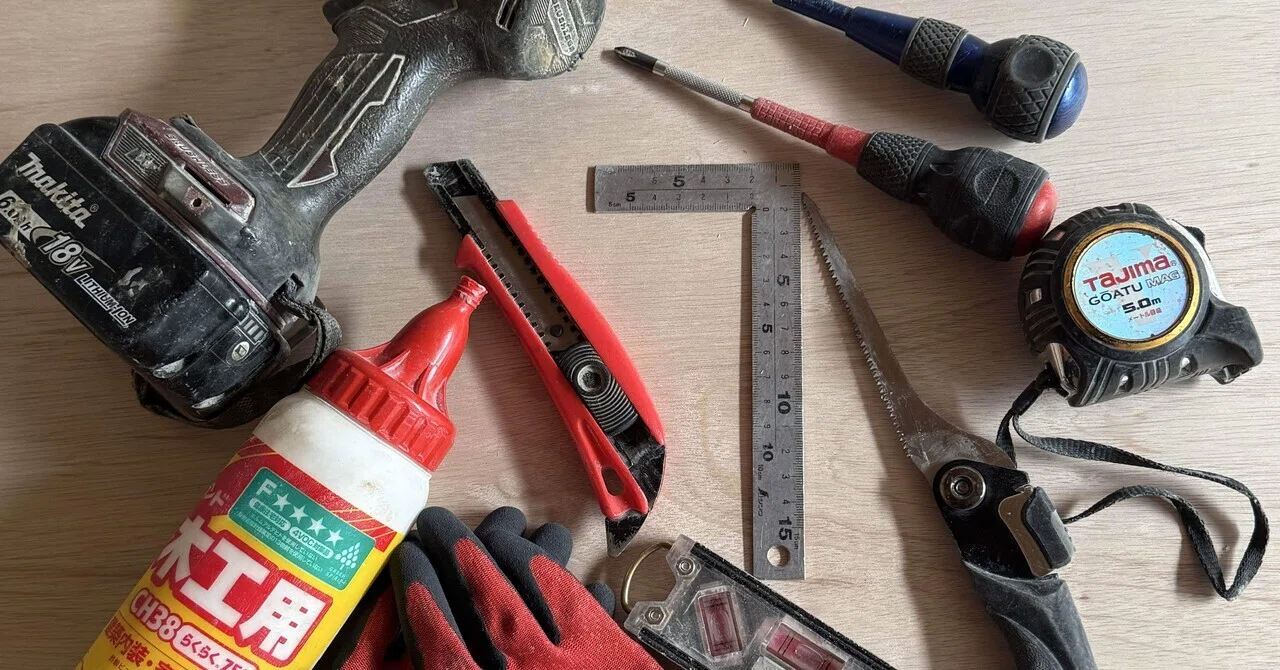 現役大工が厳選！DIY初心者が揃えるべき道具セット例【入門編】｜chaos工房