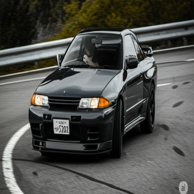 頭文字D】中里毅 BNR32 GT-R｜積みプラ大好きオヤジ