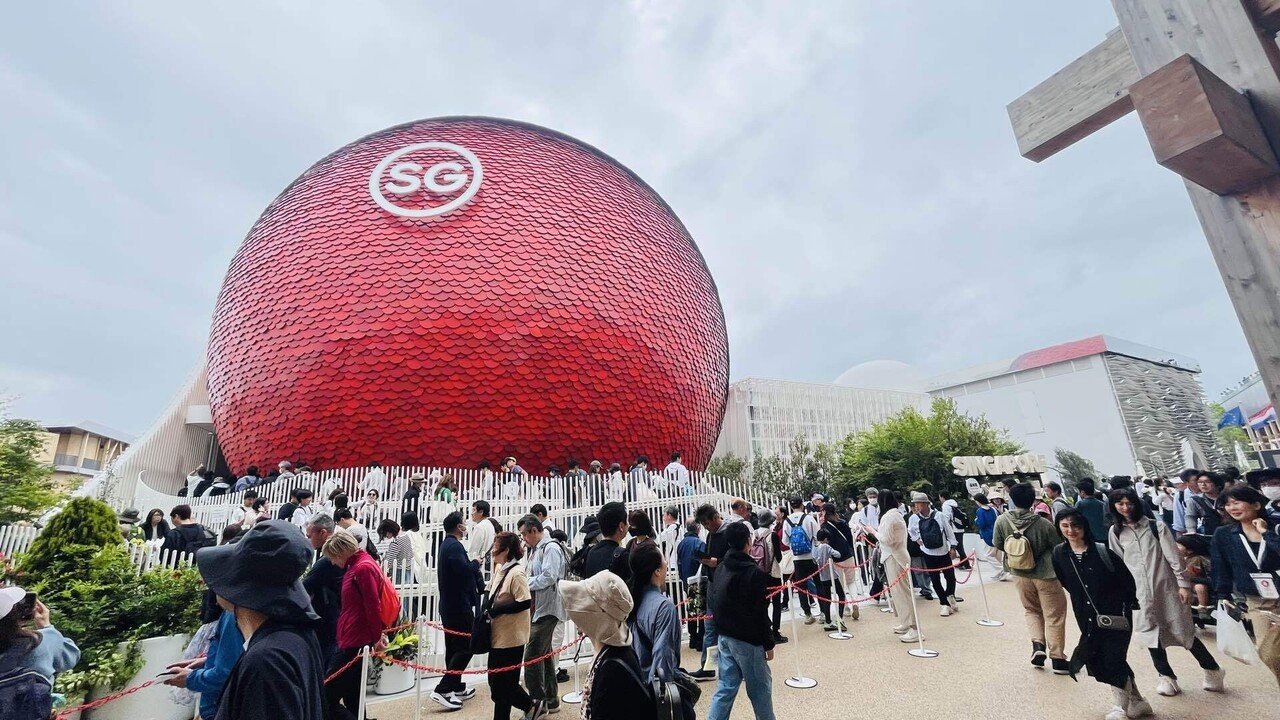 万博＃22】シンガポールパビリオン｜にこ｜全47都道府県制覇！