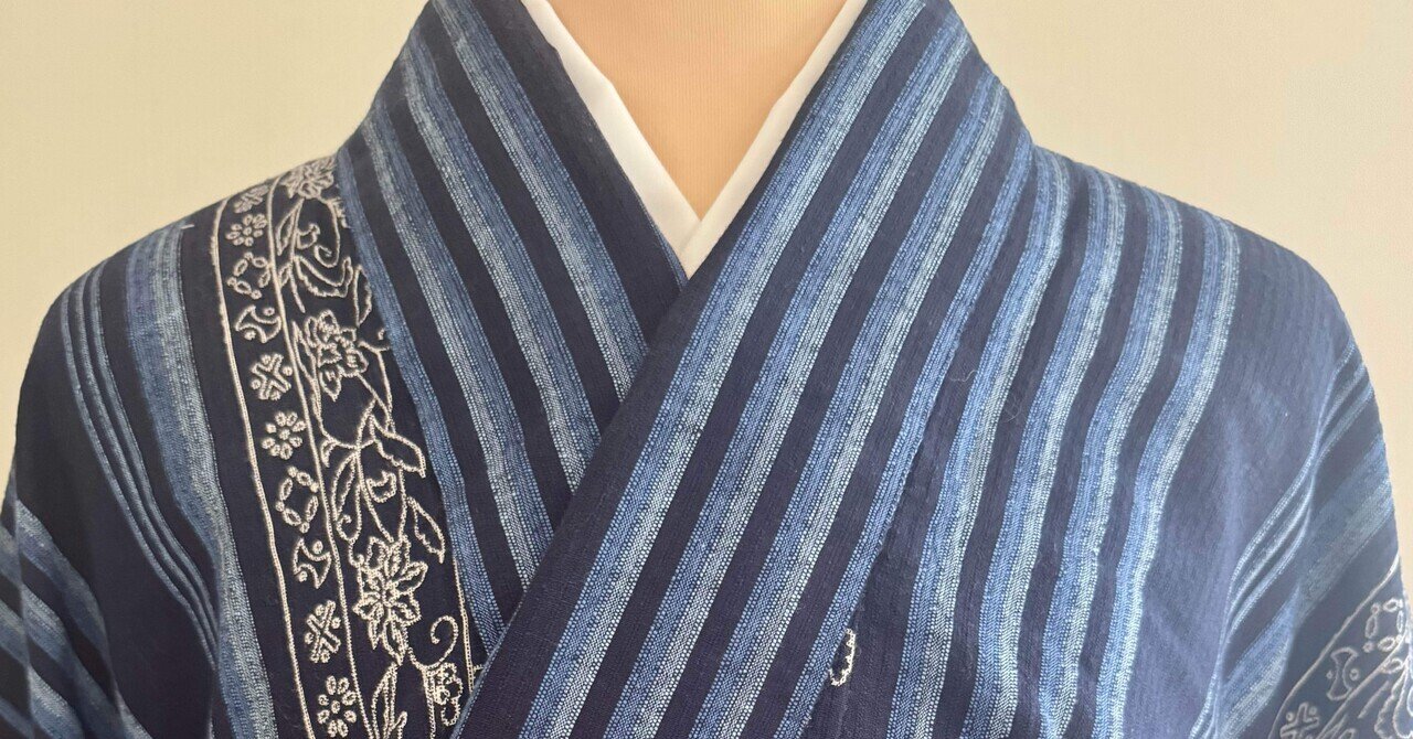 【公式】フジのお歳暮・冬ギフト アラベスクとカツオ縞の木綿単衣着物｜夢吉きもの 着物・浴衣