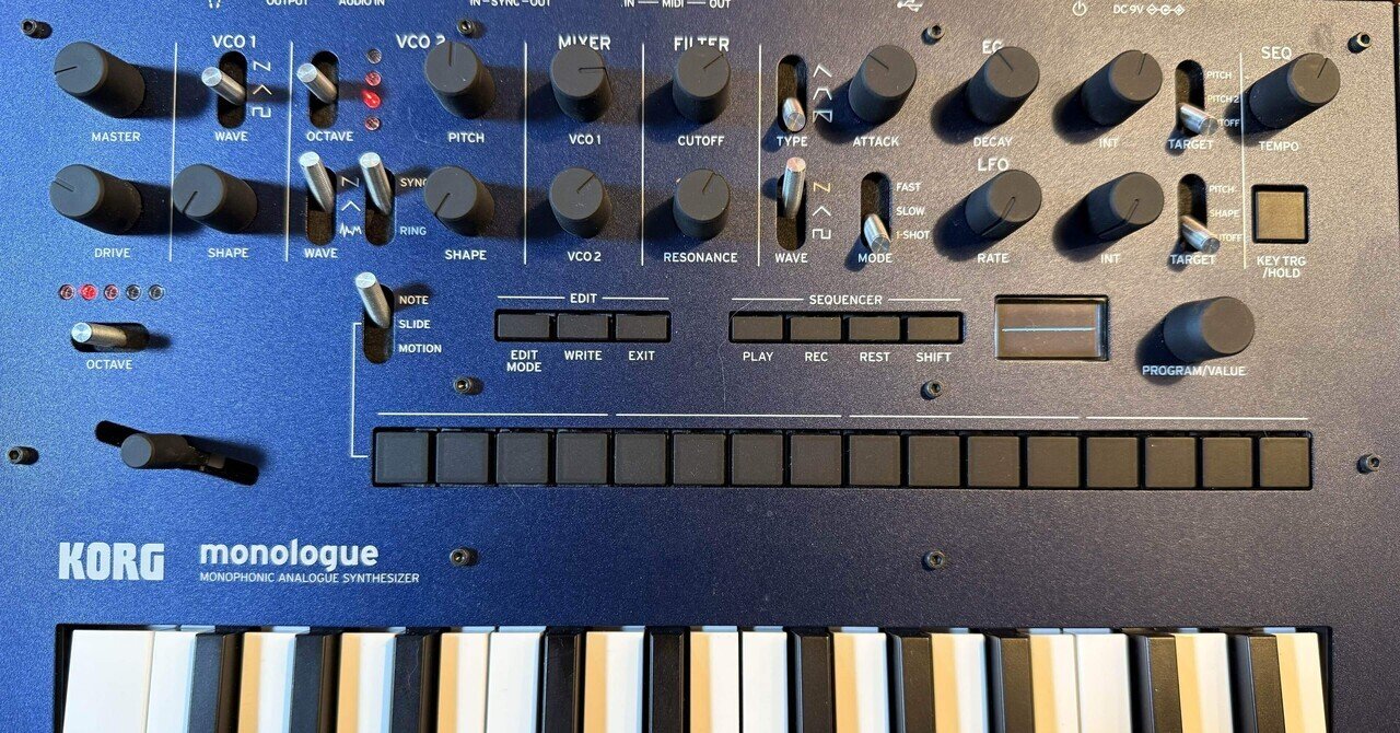 Korg Monologueのベース音作り2｜yutakusto