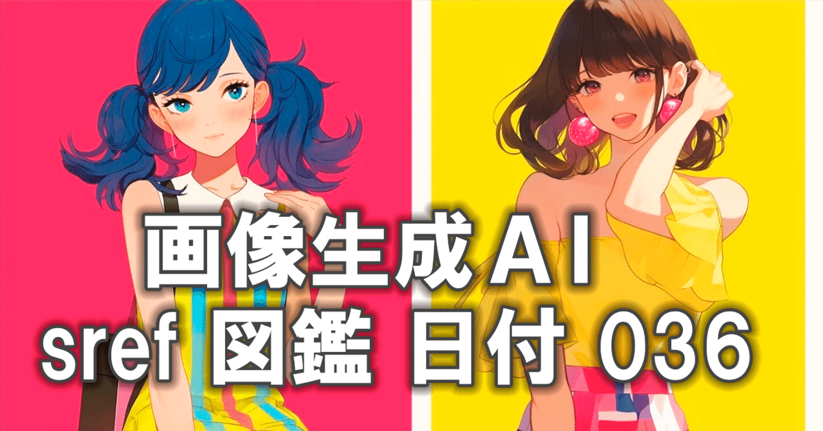 画像生成AI sref 図鑑 日付 037 2025年05/21～05/31【無料有