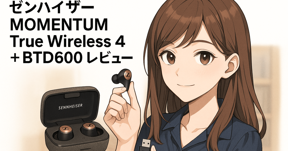 2025年最新】ゼンハイザー MOMENTUM True Wireless 4 + BTD600