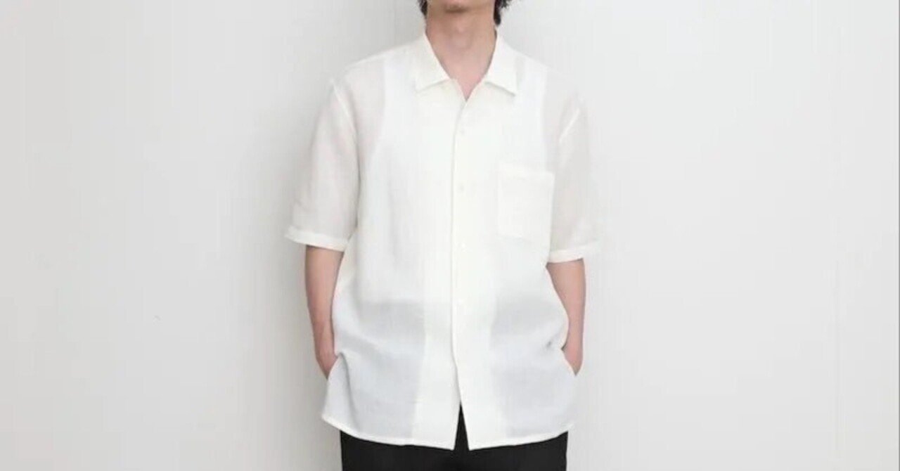 水が織りなす、夏の涼感。【Cale】WATER TWIST LINEN S/S SHIRT WHITE