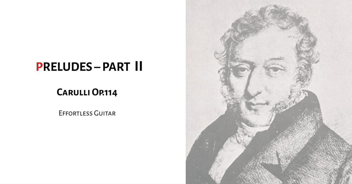 Carulli Op.114 プレリュード