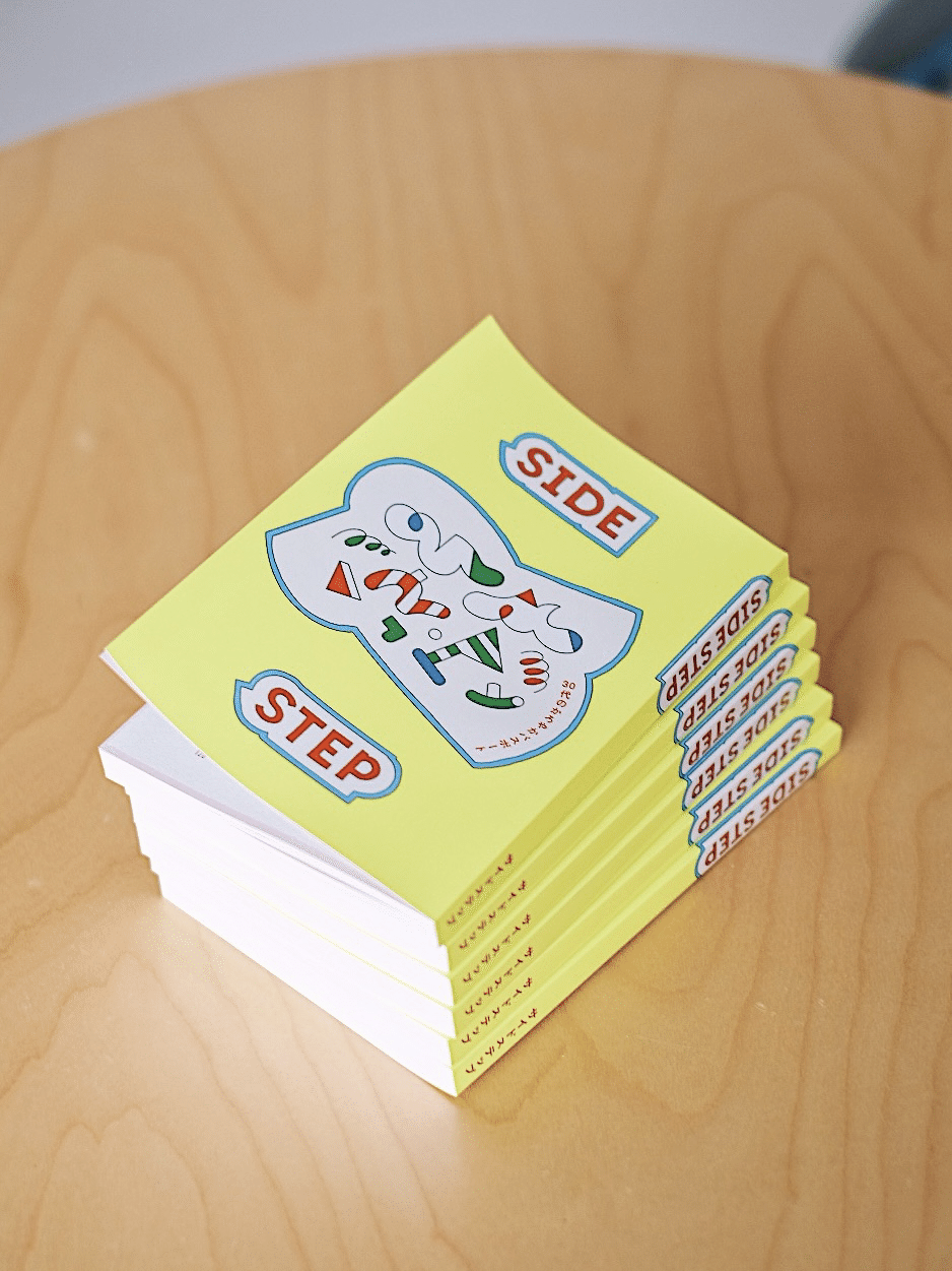 コメント用 わたしたちの5ヶ月間。ZINE『SIDE STEP』制作日記🐶🪽｜mutsumi okazaki