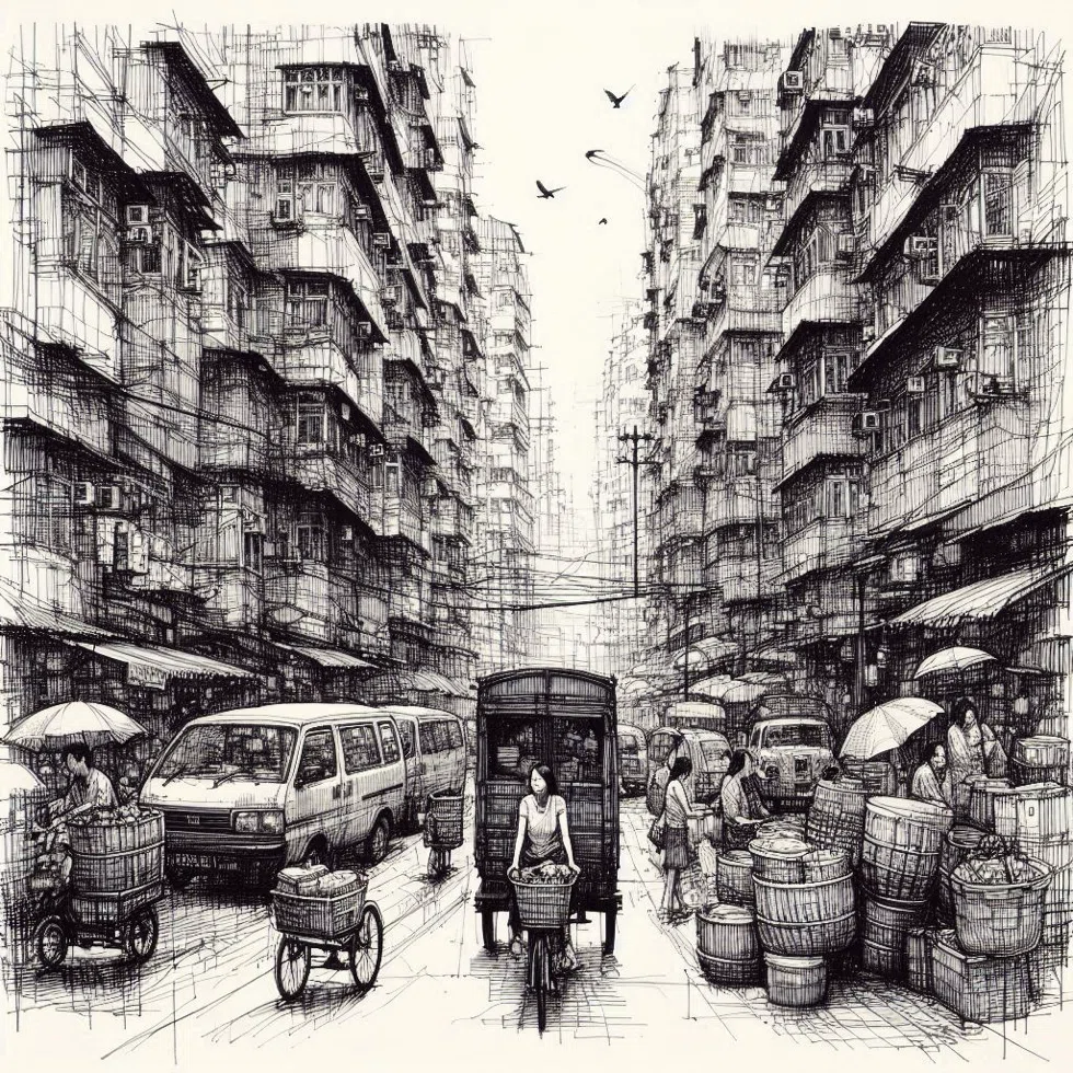 白雙全（Pak Sheung Chuen)の絵画にヒントを得たプロンプト 2｜廣田憲司