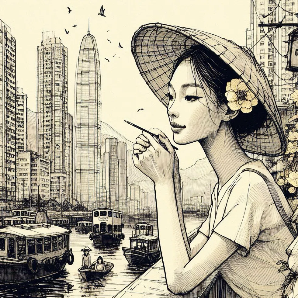 白雙全（Pak Sheung Chuen)の絵画にヒントを得たプロンプト 2｜廣田憲司