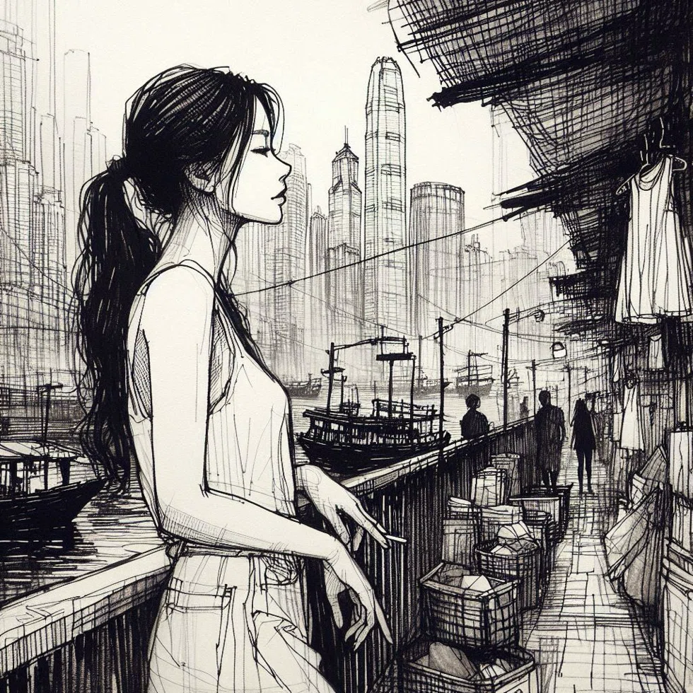 白雙全（Pak Sheung Chuen)の絵画にヒントを得たプロンプト 2｜廣田憲司