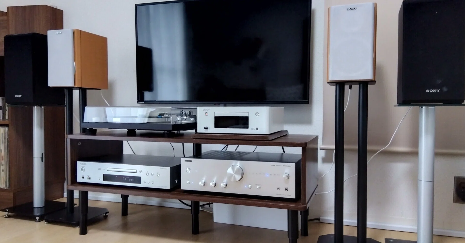 新しいオーディオシステムで音楽を聴く#3。DENON CEOL RCD-N9＋SONY SS