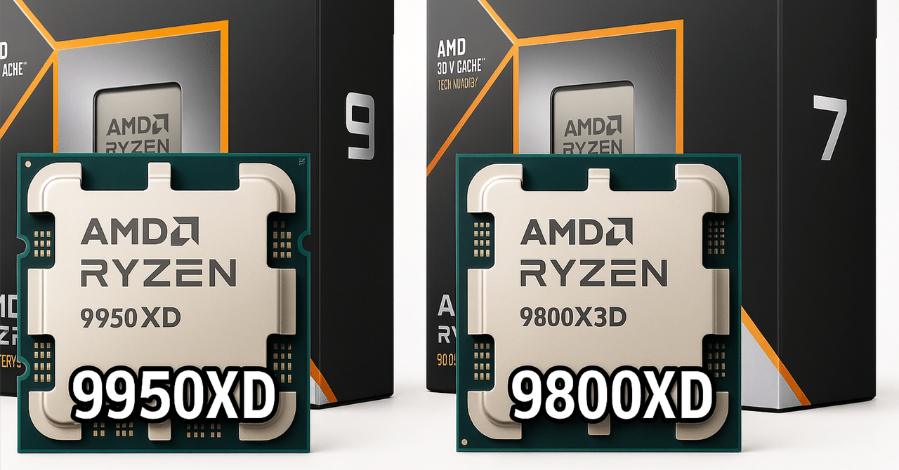 AMD Ryzen™ 9 9950X3D vs Ryzen™ 7 9800X3D:あなたに最適なCPU AMD Ryzen™ 9 9950X3D vs Ryzen™ 7 9800X3D:あなたに最適なCPU