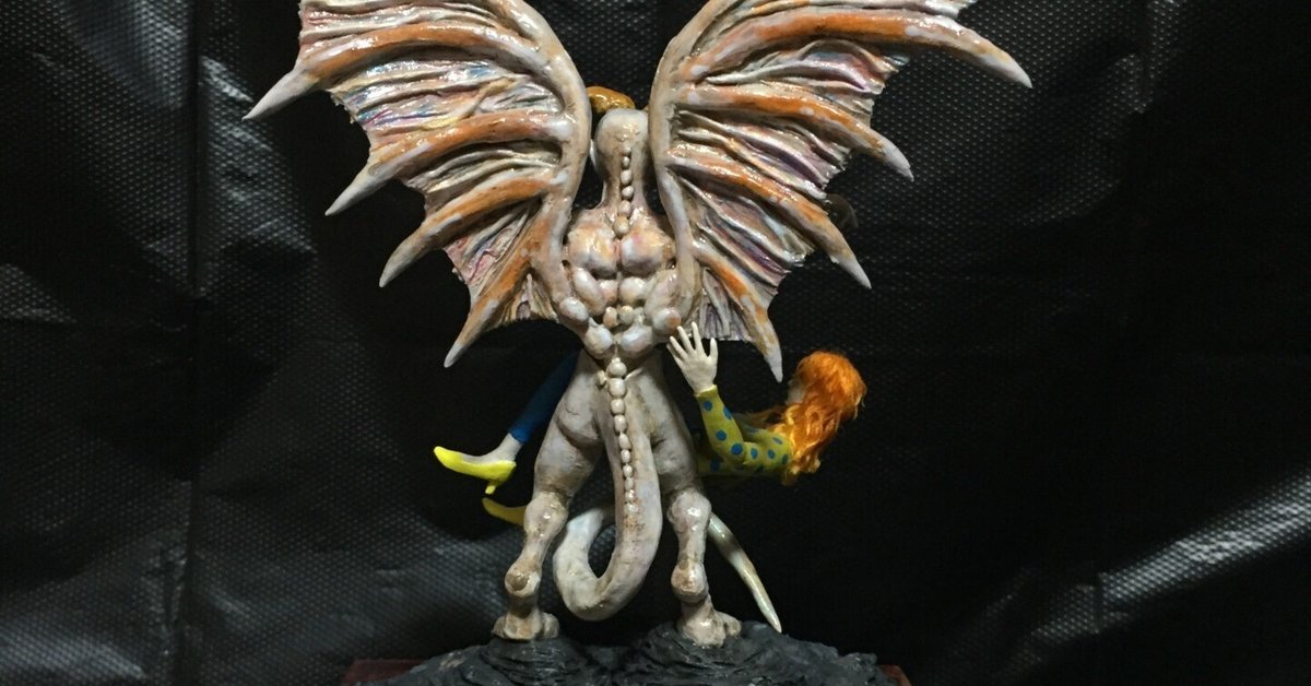 石粉粘土作品「Chinese Dragon」