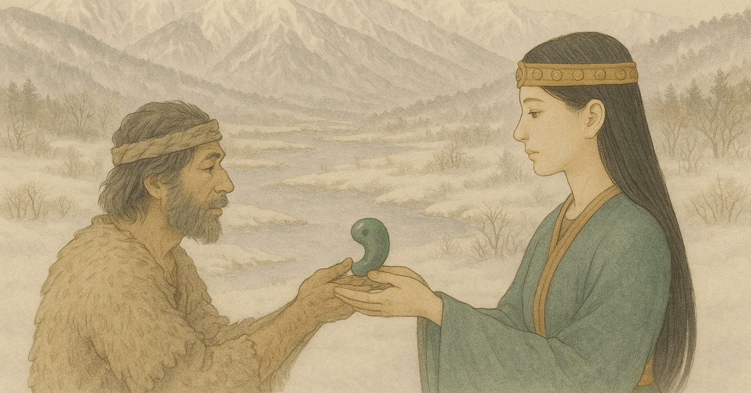 フォッサマグナの贈り物 翡翠 それは不老不死を願った人々の魂か