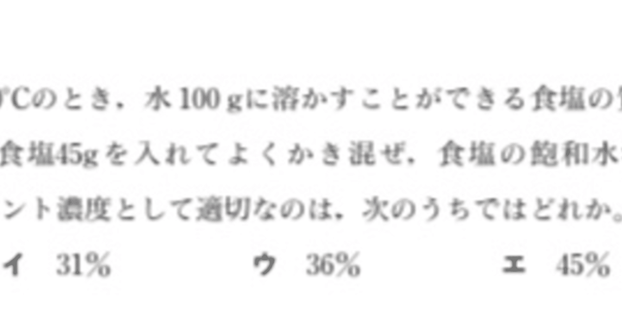 都立高校入試理科化学 濃度 対策 坂本良太 Note