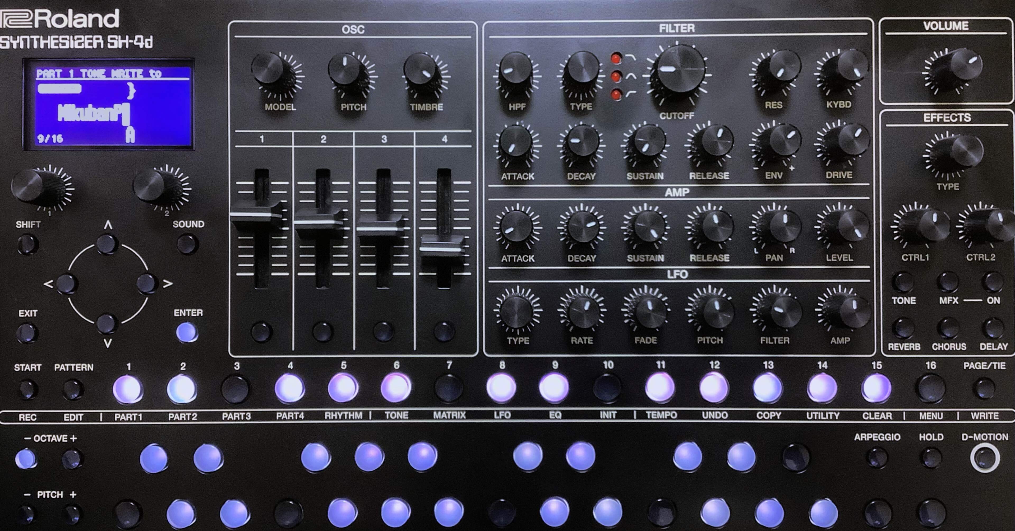 2年待ったよ。Roland SH-4dアップデート｜みくばんP