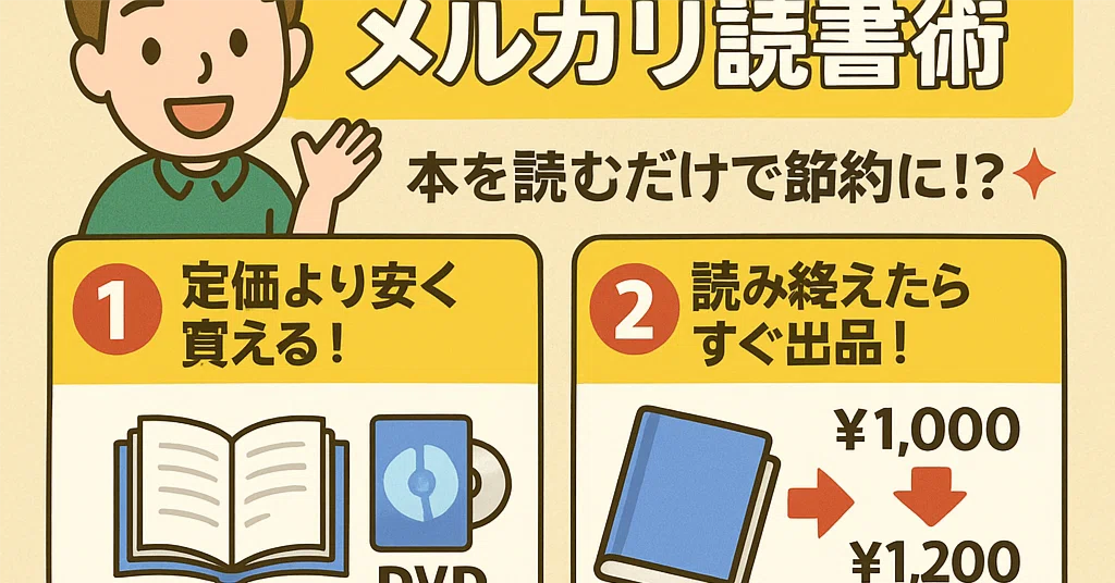 読んだら即出品?メルカリで本を安く読む→売って節約！その仕組みとは 