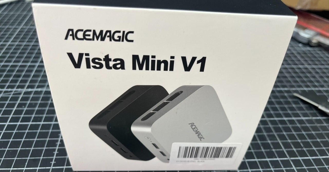 【新品】ACEMAGIC Vista Mini V1 ミニPC ブラック ACEMAGIC Vista Mini V1 ミニPC ブラック ミニPC